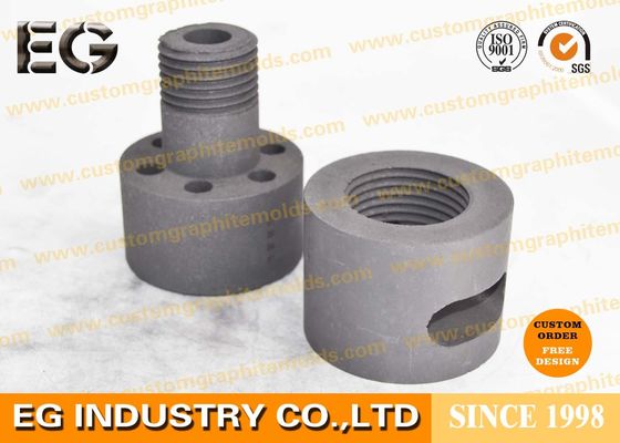 China Longitud 30 mm Carbono 99.9% fuerza grafito de alta pureza hembra diámetro 20 mm con rosca de tornillo Mecanizado CNC proveedor